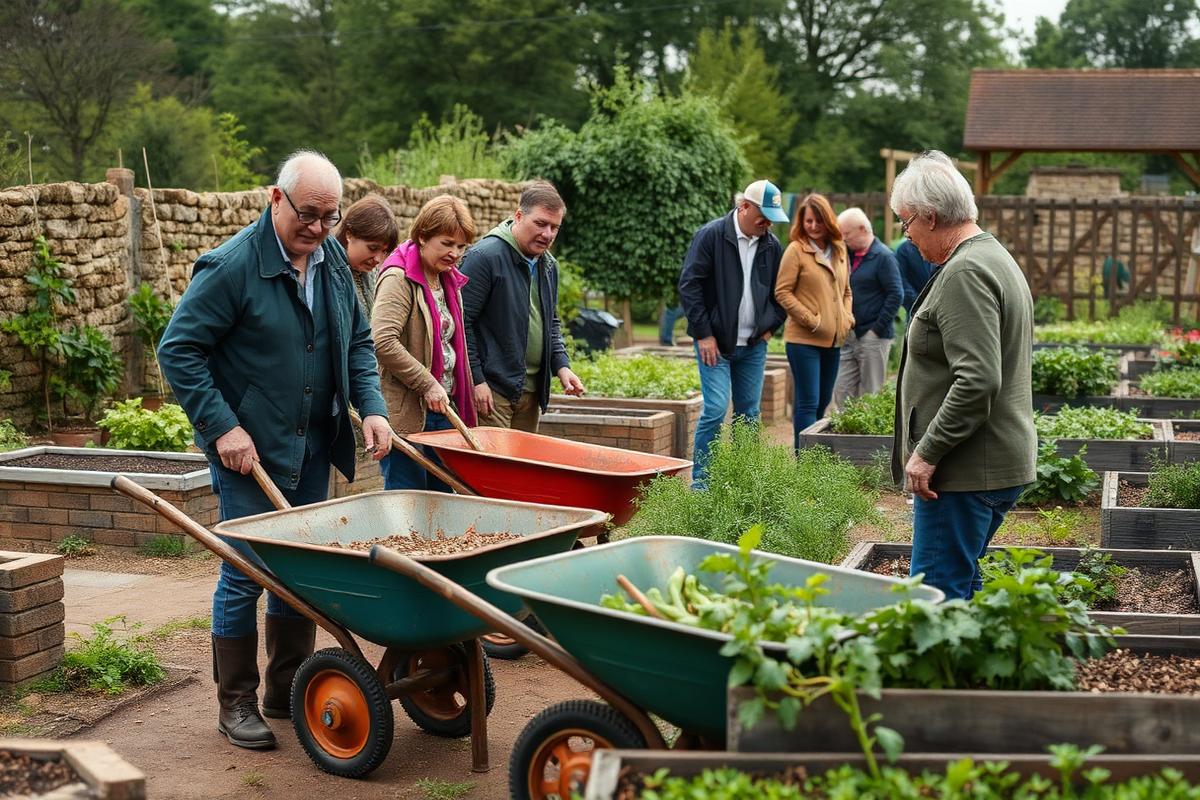 Community activity in Powys, Mid Wales